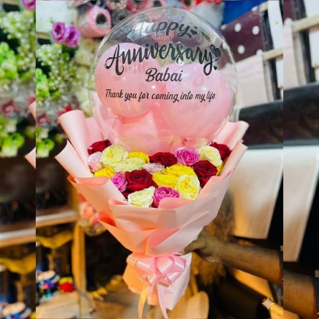 One Year Together Personalized Celebration Set