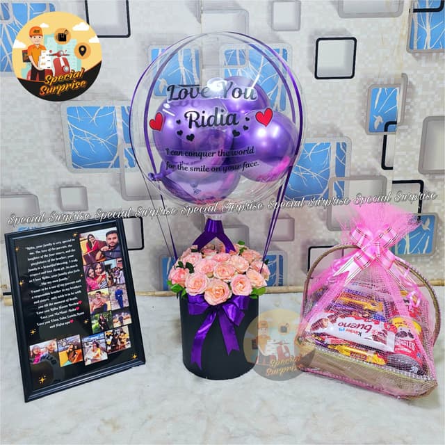 Personalized 'Love You Ridia' Family Memories & Snack Set